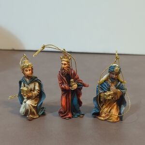 Three Kings Ornament Set Avon 2002 Holiday Treasures